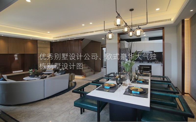 優秀別墅設計公司、歐式豪華大氣獨棟別墅設計圖