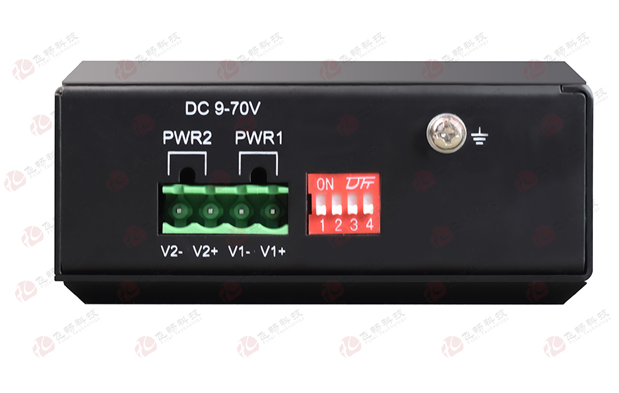 飛暢科技-Mini工業軌式 4路千兆 EPON/GPON