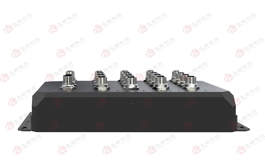 飛暢科技-M12 IP68防護 管理型16路千兆電交換機