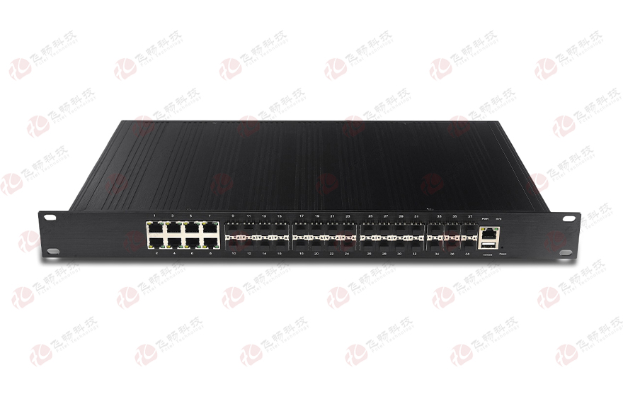 飛暢科技-管理型工業級 千兆/萬兆6萬兆光+8路千兆電+千兆24光 三層交換機